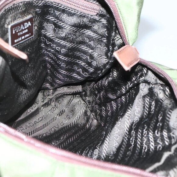 PRADA Shoulder Bag Nylon Khaki Auth 119570 - Picture 12 of 16